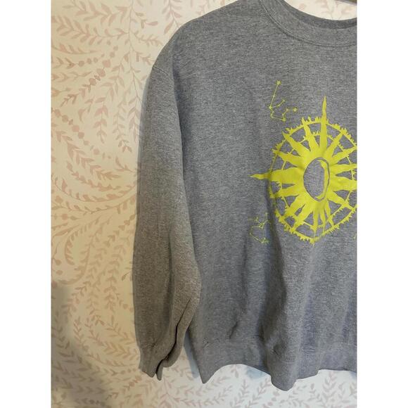 Astrology Horoscope Neon Riot Large Graphic Sweatshirt Gray - Picture 3 of 5